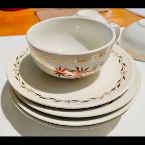 22KT Gold trim 5 Sets of Royal Teacups and saucers
